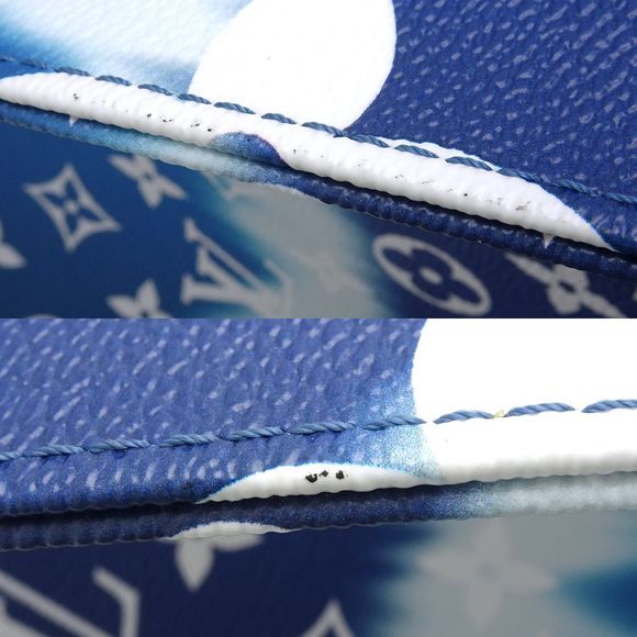 Louis Vuitton On The Go GM Tote Bag Blue - Picture 5 of 8